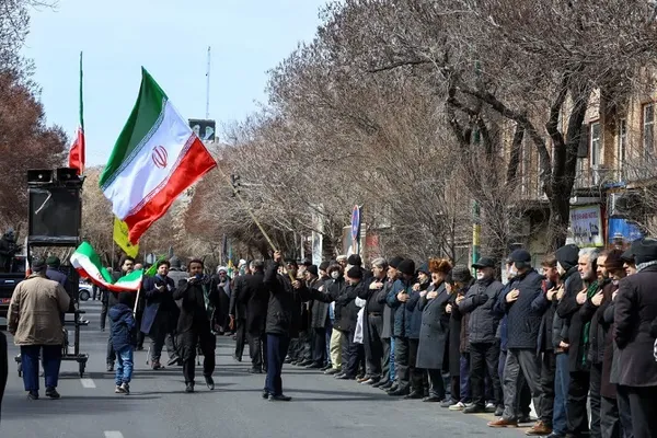 عزاداری خیابانی همزمان با سالروز شهادت امام علی(ع) تبریز