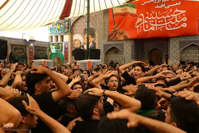 عزاداری ظهر تاسوعا زیر خیمه چندصدساله هارونیه اصفهان