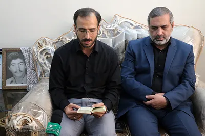 دیدار نمایندگان جامعه قرآنی با خانواده شهید قرآنی «احمد شعبانی ورکی»