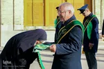 آیین تعویض پرچم آستان مقدس حضرت سیدعلاءالدین حسین(ع)‎‎