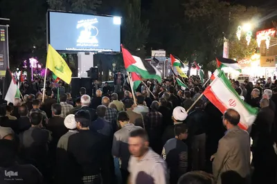 اجتماع مردم ملایر در محکومیت جنایت های رژیم صهیونیستی ‎