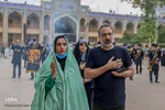 آیین تعویض پرچم گنبد آستان حضرت شاهچراغ (ع)‎‎