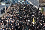 تشییع پیکر مطهر ۴ شهید گمنام دفاع مقدس در کرج‎‎