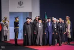 تقریر مصور... الضيوف الأجانب يؤدون الاحترام للجثمان الطاهر للقائد الشهيد