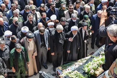 مراسم خاکسپاری پیکر مطهر سردار شهید حاج عبدالله اسکندری در شیراز‎‎
