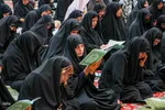 قرائت خطبه فدکیه و عرض تسلیت هیات مذهبی به حضرت شاهچراغ (ع)