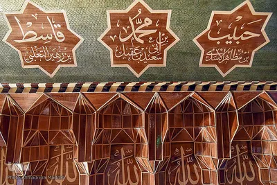 آیین ارسال کتیبه سقف قبور مطهر شهدای 72 تن حرم امام حسین(ع) به کربلای معلی‎‎