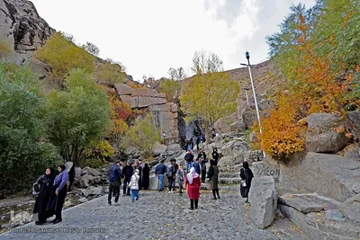 برگریزان پاییزی در همدان