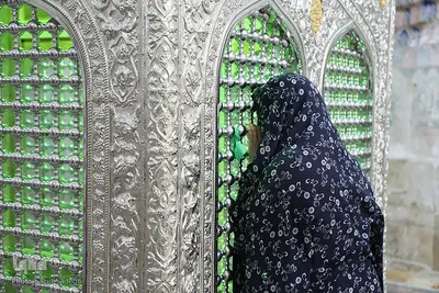 مراسم تحویل سال نو در آستان سیدحمزه(ع) تبریز