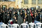اجتماع پر شور دختران نوجوان در گلزار شهدای قزوین‎‎