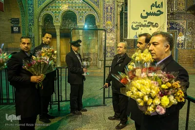 مراسم خداحافظی معتکفین
