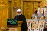 مراسم خطبه خوانی شب شهادت امام رضا(ع) در حرم رضوی‎
