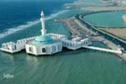 La célèbre mosquée flottante de Djeddah