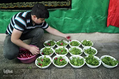 سفره افطاری هیئت حضرت ابوالفضل(ع) بلوار ابوذر تهران