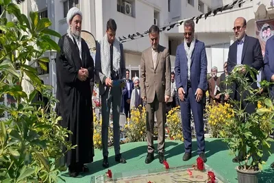 اولین سالگرد خاکسپاری شهید خوشنام و 9 شهید استانداری مازندران