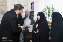 دیدار با خانواده شهید مدافع حرم محرم ترک