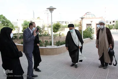 بازدید امام جمعه بخش مرکزی یزد از ایکنا