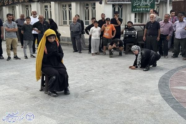 اجرای نمایش میدانی «پرسه در نیاز» در امامزاده ابراهیم(ع) آمل