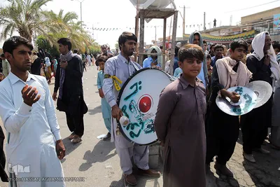 عزاداری ظهر عاشورا در منطقه محروم جازموریان