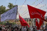 حضور هیئت های مذهبی جوان شهر شیراز در حرم مطهر شاهچراغ
