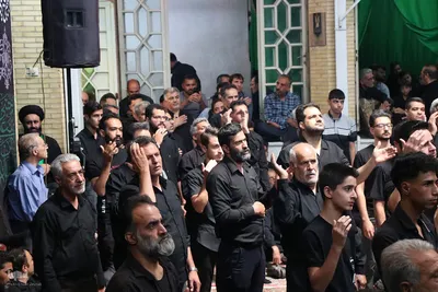 عزاداری هیئت های مذهبی در محله پنبه کاران یزد‎