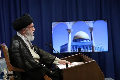 سخنرانی تلویزیونی رهبر انقلاب اسلامی به‌ مناسبت روز جهانی قدس