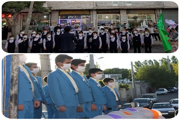 برپایی کاروان «رهروان غدیر» به همت دارالقرآن‌الکریم زنجان + عکس