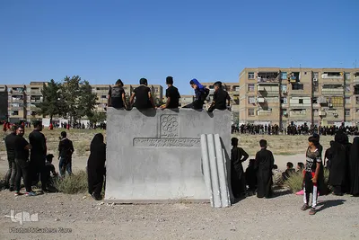 مراسم شبیه خوانی در شهرک عرب‌ها - مشهد 