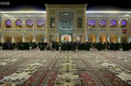 سفره ضیافت در شب ولادت امیرالمومنین (ع)