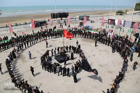 عزاداری سنتی روز تاسوعا در بندرعباس