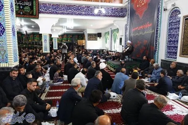 سوگواره اربعین حسینی هیئات مذهبی و اهالی روستای مزید، بخش بلده نور