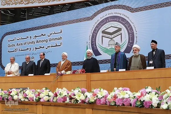 الحفل الافتتاحي للمؤتمر الدولي للوحدة الاسلامية بطهران