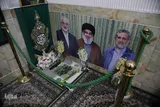رونمایی از سنگ مزار شهید ایزدی در قم