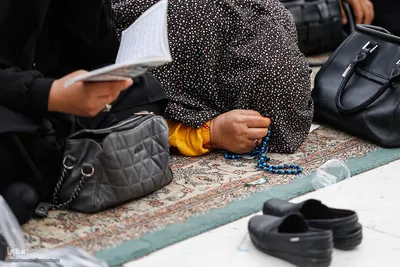 قرائت دعای عرفه در مسجد مقدس جمکران