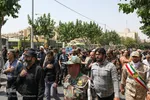 تشییع پیکر شهید «حسین سامی‌مقام» در اصفهان
