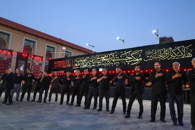 مراسم عزاداری حسینی در مصلای تبریز