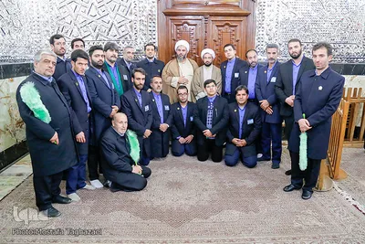 آیین غبارروبی ضریح نورانی حضرت عبدالعظیم حسنی(ع)