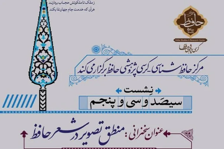 تبیین «منطق تصویر در شعر حافظ» در بستر فضای مجازی
