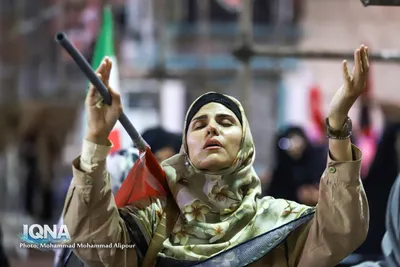 مراسم بزرگداشت چهلمین روز خاکسپاری مقام معظم رهبری در اهواز عکاس محمد محمدعلی پور
