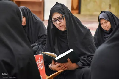 جزءخوانی قرآن در حرم مطهر شاهچراغ(ع)