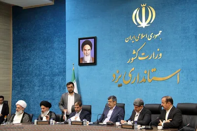 نشست هماهنگی کنگره علامه بهابادی یزدی با حضور معاون فرهنگی معاون اول رییس جمهور در یزد