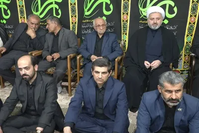 مراسم عزاداری شب نهم محرم در بیت نماینده ولی‌ فقیه در لرستان