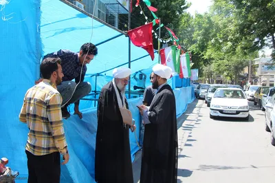 آماده سازی موکب‌ها و غرفه‌های فرهنگی و پذیرایی و دیگ‌های غذا به مناسبت روز غدیر در شهرستان ملایر