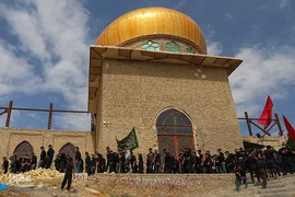 حسینیه ایران؛ تاسوعای حسینی در بقعه مترکه ایوب نبی (ع)‎‎خراسان شمالی