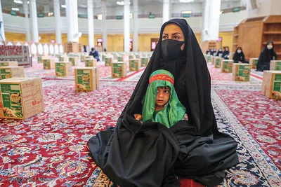 دستان کوچک «شیرخوارگان حسینی » یاری دهنده نیازمندان