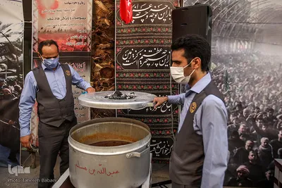 مراسم افتتاح بزرگترین موکب و خوان احسان حسینی