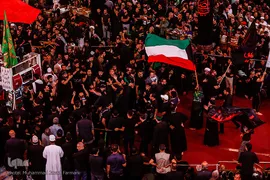 عرض ارادت دسته‌های عزاداری موکب‌ها در شب اربعین