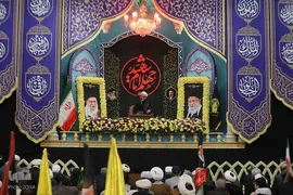 بزرگداشت چهلمین روز شهادت رهبر شهید در حرم حضرت معصومه (س)