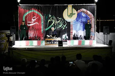  احیای شب قدر در مقبره شهدای دانشگاه امام حسین(ع)