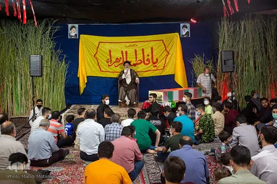 مراسم وداع با شهید گمنام در قزوین